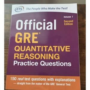 Official GRE Quantitative Reasoning Practice Questions, Second Edition, Volume 1